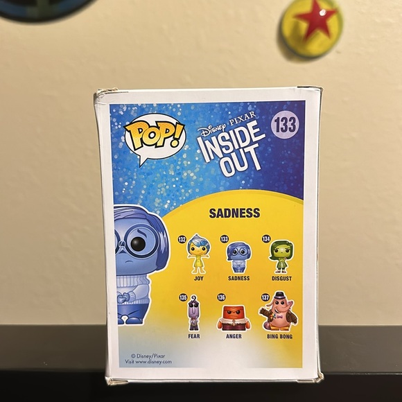 Sadness Funko Pop - Disney/Pixar’s Inside Out - Picture 3 of 3